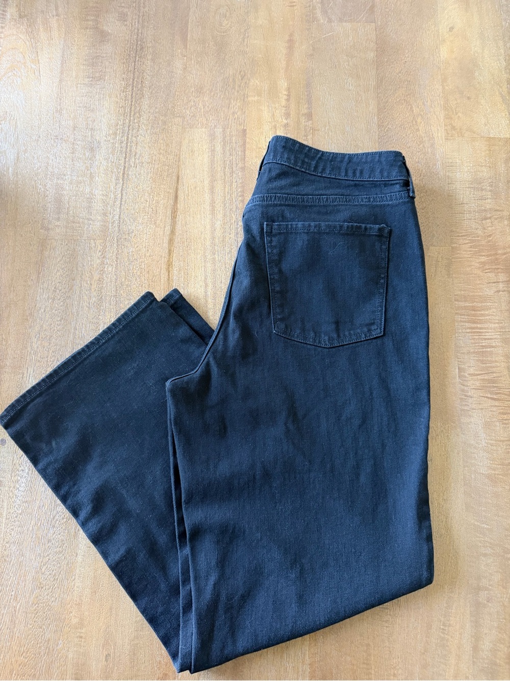 Women’s Old Navy Black High-Rise Wide Leg Jeans